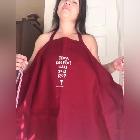 How Merlot Can You Go? kitchen or grilling apron, NWOT - Picture 5 of 9